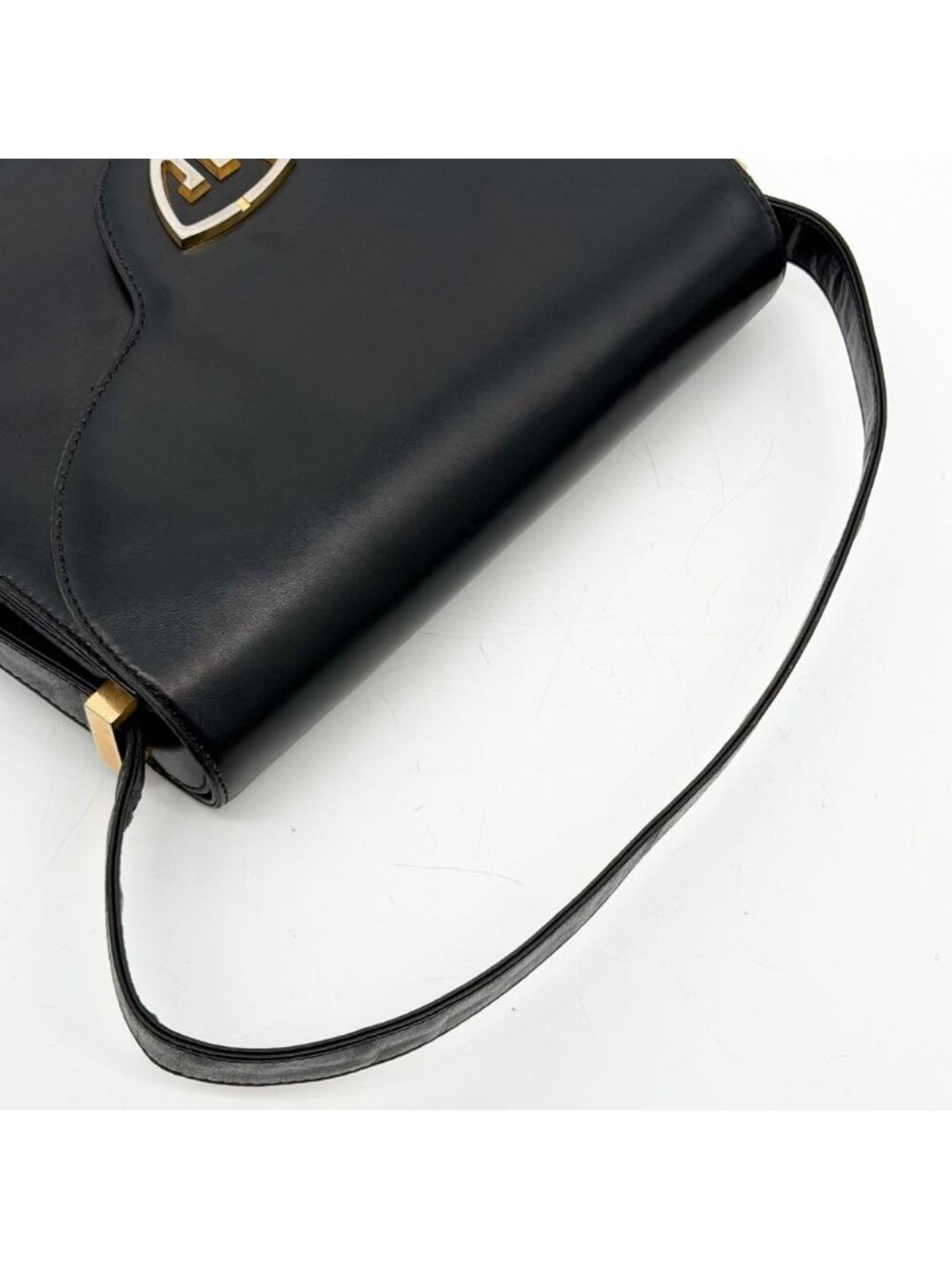 Gucci Vintage Handbag Black GG Interlocking - Picture 14 of 15